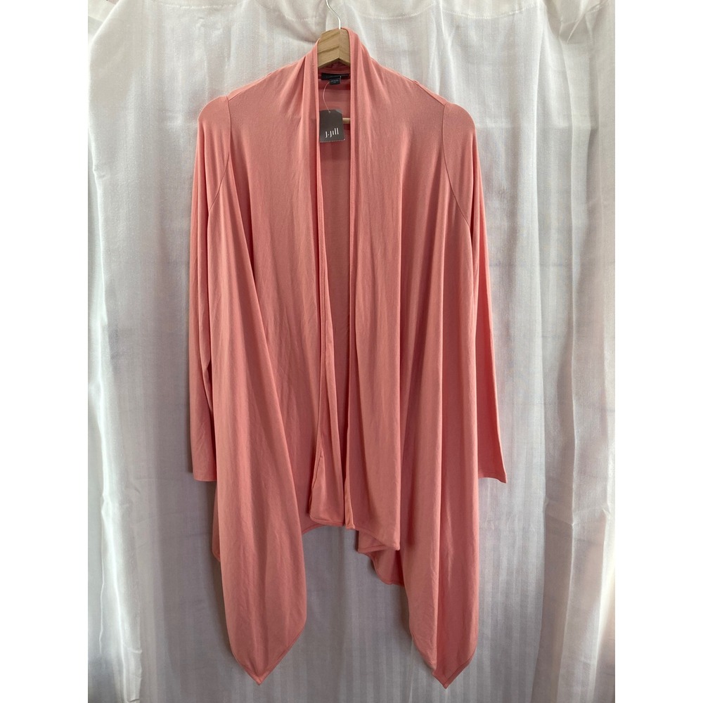 J. Jill Wearever Collection Apricot Open Front Cardigan XS NWT *Read Description